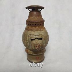 Adlake Non Sweating Railroad Lamp 1 Way Red Dome 2543WS Balance Draft