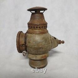 Adlake Non Sweating Railroad Lamp 1 Way Red Dome 2543WS Balance Draft