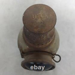 Adlake Non Sweating Railroad Lamp 1 Way Red Dome 2543WS Balance Draft