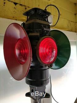Adlake Non-Sweating Railroad Lamp Train Lamp Lantern 4 Way