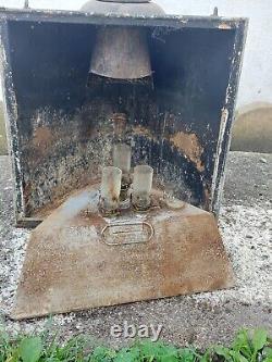 Adlake Non Sweating Railway Speed Restriction Lamp With Burner British Rail