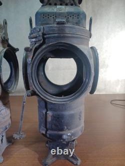Adlake Non sweating Railroad Four way Switch Signal Lantern Lamp RARE Vintage