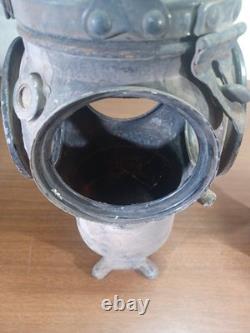 Adlake Non sweating Railroad Four way Switch Signal Lantern Lamp RARE Vintage