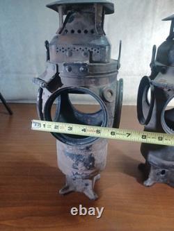 Adlake Non sweating Railroad Four way Switch Signal Lantern Lamp RARE Vintage