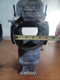 Adlake Non sweating Railroad Four way Switch Signal Lantern Lamp RARE Vintage