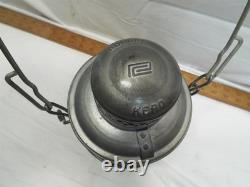 Adlake Penn Central Red Glass Globe RR Railroad Train Lantern Oil Lamp Kero