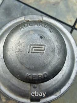 Adlake Penn Central Red Globe RR Railroad Train Lantern Lamp Kero Light Clean