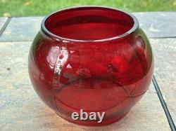 Adlake Penn Central Red Globe RR Railroad Train Lantern Lamp Kero Light Clean