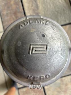 Adlake Penn Central Red Globe RR Railroad Train Lantern Lamp Kero Light Clean