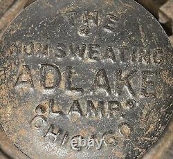 Adlake Railroad Marker Lamp Train Lantern With One Replacement Lense Read