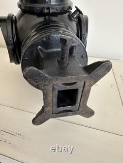 Adlake Railroad Signal Switch Lamp Lantern 4 Way Rock Island Lines Glass Lens