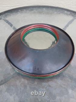 Adlake Railroad Switch Lamp Red and Green Day Targets Complete Set of 4