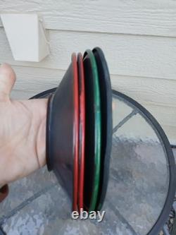 Adlake Railroad Switch Lamp Red and Green Day Targets Complete Set of 4