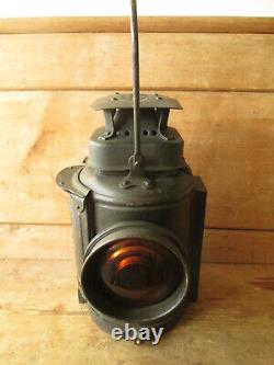 Adlake Railway lamp. Railwayana. British Rail. Railway lamp. 3 way signal lamp