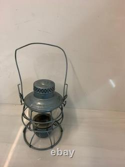 Adlake Reliable B&M R. R. Railroad Lantern & Cast Globe Boston & Maine Vintage