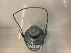 Adlake Reliable B&M R. R. Railroad Lantern & Cast Globe Boston & Maine Vintage