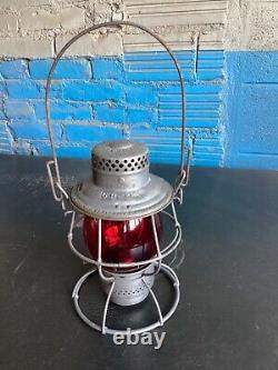 Adlake Reliable G. R. &i. Ry Grand Rapids & Indiana Rwy Railroad Lantern /red Globe