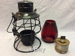 Adlake Reliable Tall Globe Railroad / Interurban / Trolley Lantern / Lamp