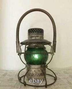 Adlake Type Green Globe for Railroad Lantern Size About 8.5cm Mint