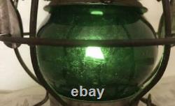 Adlake Type Green Globe for Railroad Lantern Size About 8.5cm Mint