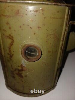 Adlake Vintage Kerosene Railroad Marker Lantern Red Lens