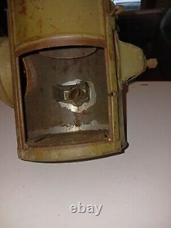 Adlake Vintage Kerosene Railroad Marker Lantern Red Lens