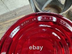 Adlake Vintage Railroad Lamp Lantern Complete Including Bracket Burner, Glass