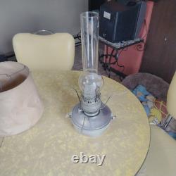Aladdin 23 NW Railroad Caboose Kerosene Lamp Lantern, Wall Bracket & Shade