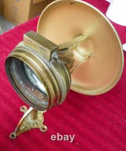 Antique 1890s HICKS & SMITH Railroad Train Car MAIL DINING Wall Oil Lamp Sconce
