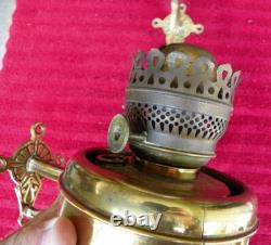 Antique 1890s HICKS & SMITH Railroad Train Car MAIL DINING Wall Oil Lamp Sconce