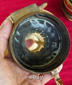 Antique 1890s HICKS & SMITH Railroad Train Car MAIL DINING Wall Oil Lamp Sconce