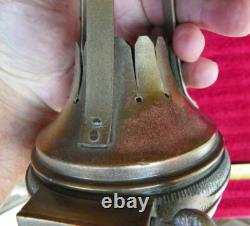 Antique 1890s HICKS & SMITH Railroad Train Car MAIL DINING Wall Oil Lamp Sconce