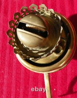 Antique 1890s HICKS & SMITH Railroad Train Car MAIL DINING Wall Oil Lamp Sconce