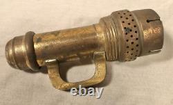 Antique 1907 Adams & Westlake Chicago Brass Kerosene Railroad Lamp / Lantern