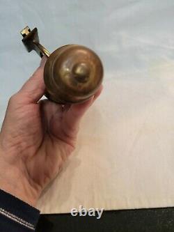 Antique 1907 Adams & Westlake Chicago Brass Kerosene Railroad Lamp / Lantern