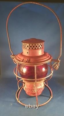 Antique 1922 Adams & Westlake Adlake Kero Railroad No. 250 Red Globe WWI Era