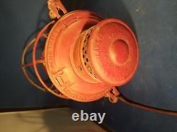 Antique 1922 Adams & Westlake Adlake Kero Railroad No. 250 Red Globe WWI Era