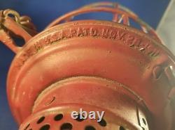 Antique 1922 Adams & Westlake Adlake Kero Railroad No. 250 Red Globe WWI Era