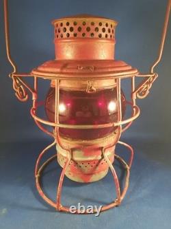 Antique 1922 Adams & Westlake Adlake Kero Railroad No. 250 Red Globe WWI Era