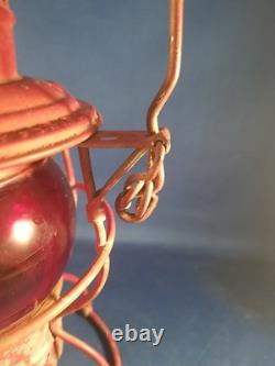 Antique 1922 Adams & Westlake Adlake Kero Railroad No. 250 Red Globe WWI Era