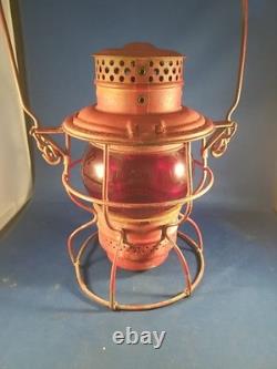 Antique 1922 Adams & Westlake Adlake Kero Railroad No. 250 Red Globe WWI Era