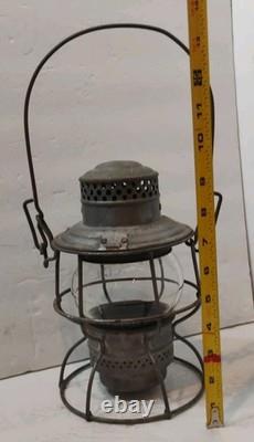 Antique 1923 M & O RAILROAD LANTERN THE ADAMS & WESTLAKE Model 271 Adlake 2-36