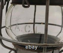 Antique 1923 M & O RAILROAD LANTERN THE ADAMS & WESTLAKE Model 271 Adlake 2-36