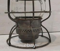 Antique 1923 M & O RAILROAD LANTERN THE ADAMS & WESTLAKE Model 271 Adlake 2-36