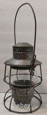 Antique 1923 M & O RAILROAD LANTERN THE ADAMS & WESTLAKE Model 271 Adlake 2-36