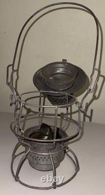 Antique 1925 Trinity & Brazos Valley Railroad Lantern Vintage Original