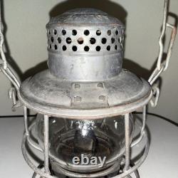 Antique 1925 Trinity & Brazos Valley Railroad Lantern Vintage Original