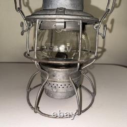 Antique 1925 Trinity & Brazos Valley Railroad Lantern Vintage Original