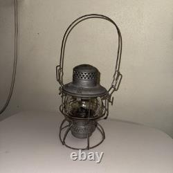 Antique 1925 Trinity & Brazos Valley Railroad Lantern Vintage Original