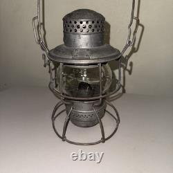 Antique 1925 Trinity & Brazos Valley Railroad Lantern Vintage Original